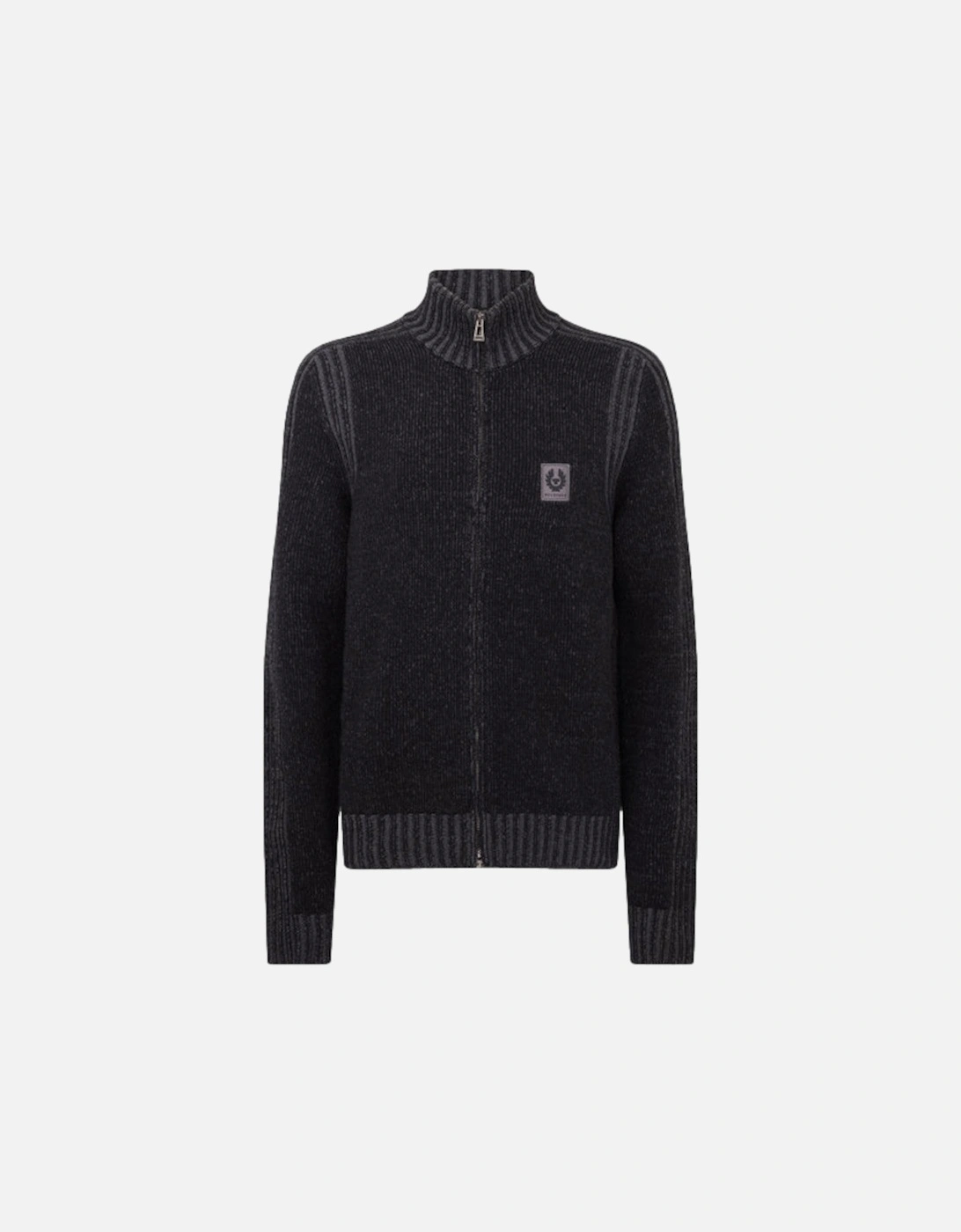 Seasonal Watch Full Zip Jumper Black/Tornado Grey, 4 of 3