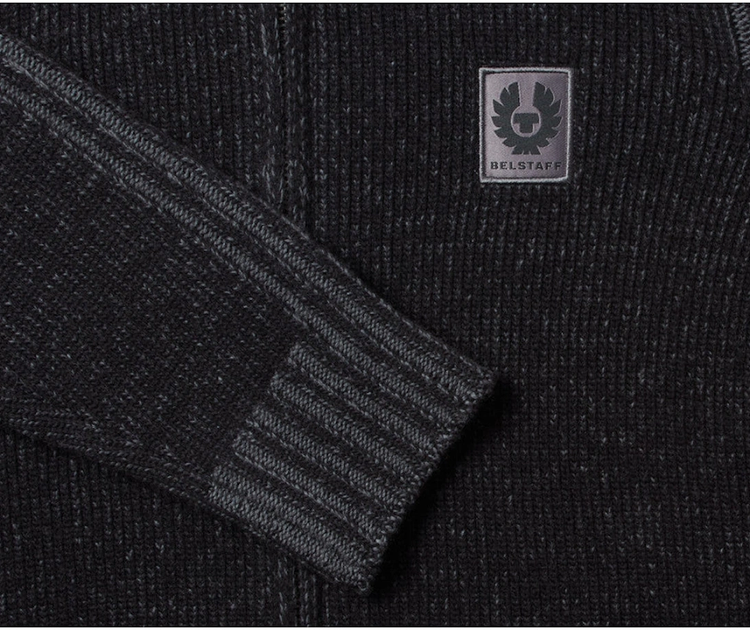 Seasonal Watch Full Zip Jumper Black/Tornado Grey