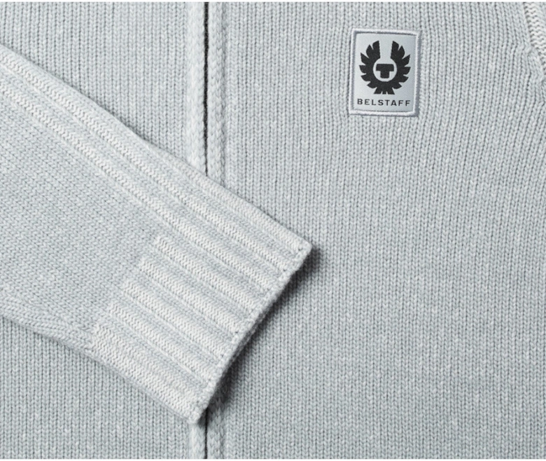 Seasonal Watch Full Zip Jumper Quarry Blue/Silver Birch