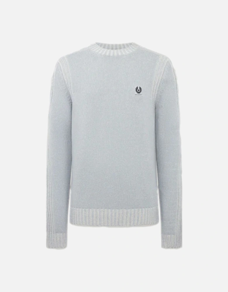 Seasonal Watch Crewneck Jumper Quarry Blue/Silver Birch