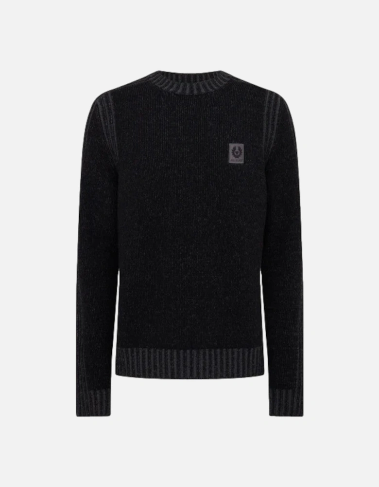 Seasonal Watch Crewneck Jumper Black/Tornado Grey