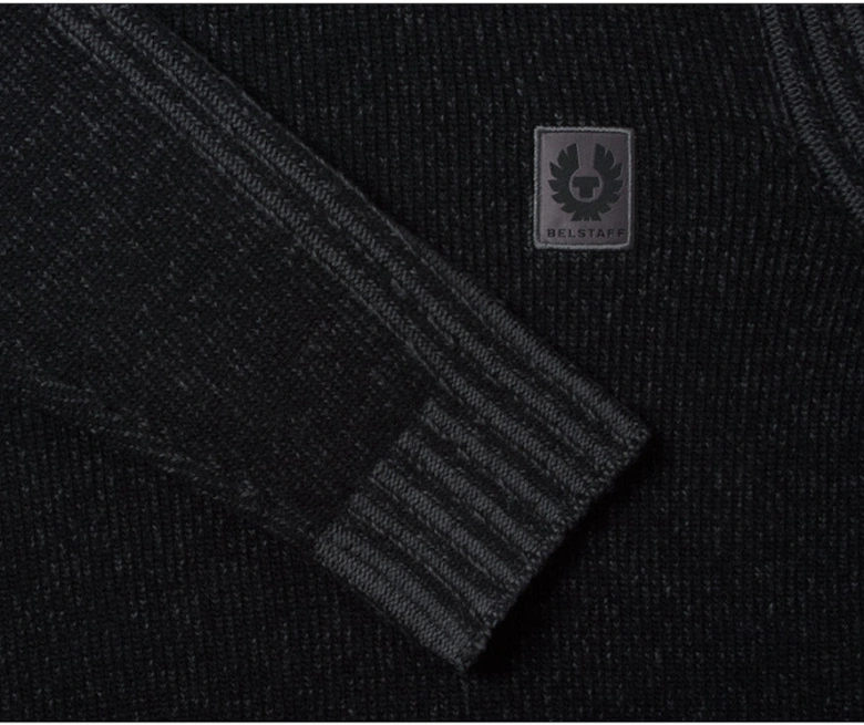 Seasonal Watch Crewneck Jumper Black/Tornado Grey