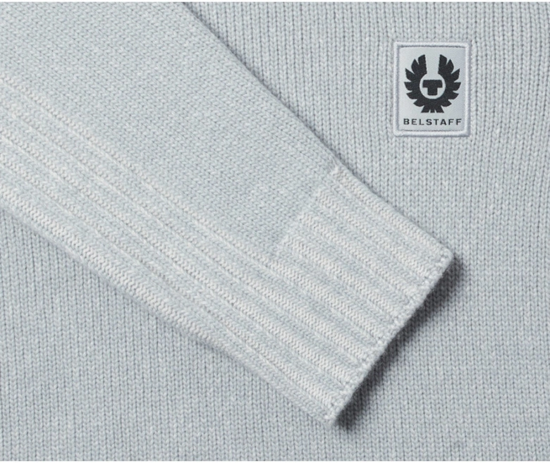Seasonal Watch Crewneck Jumper Quarry Blue/Silver Birch