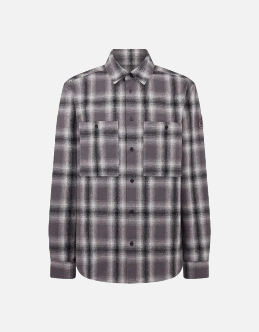 Outpost Flannel Shirt Black/Tornado Grey/Cement Grey, 3 of 2