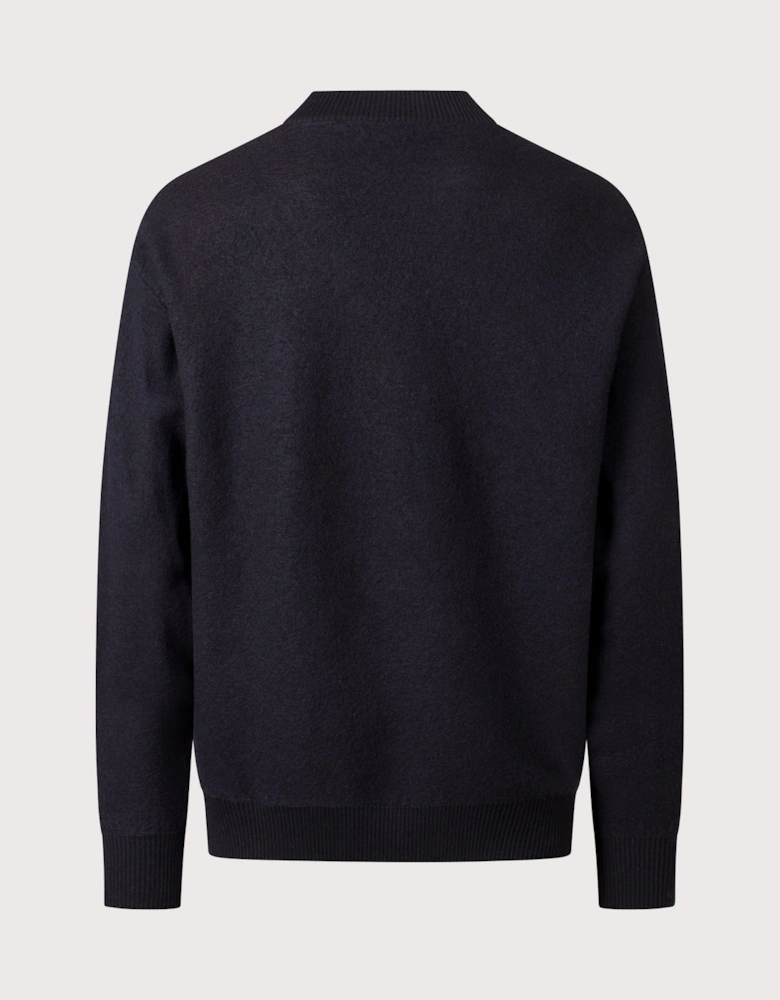 Relaxed Fit Rom Boiled Wool Jumper