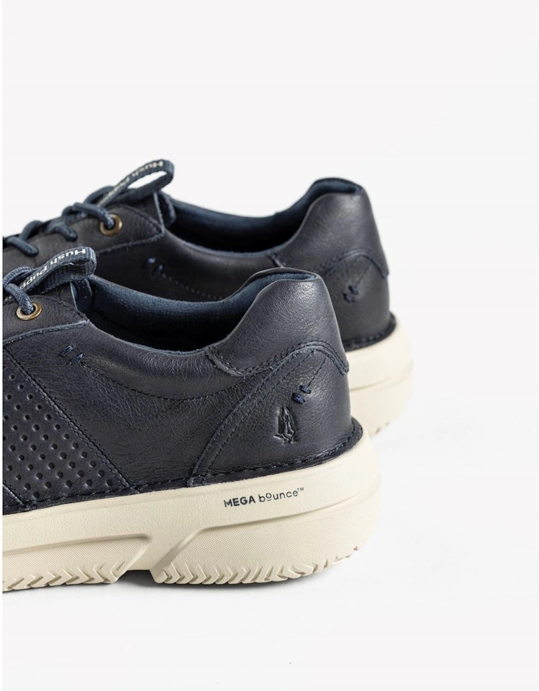 Baylor Leather Men's Navy Trainers