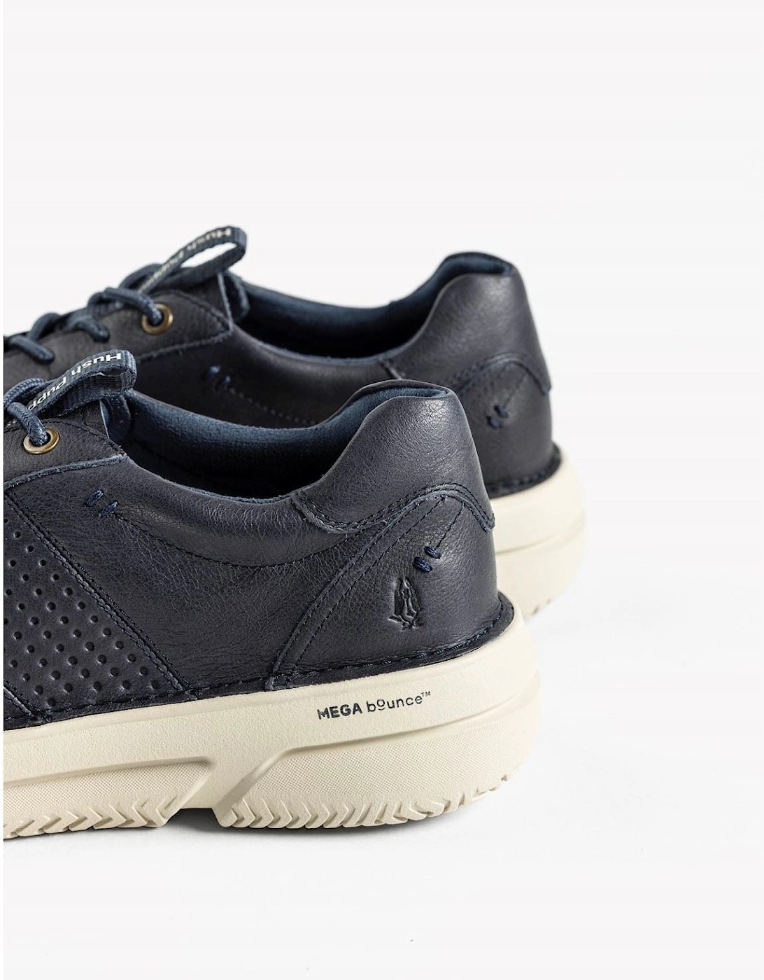 Baylor Leather Men's Navy Trainers