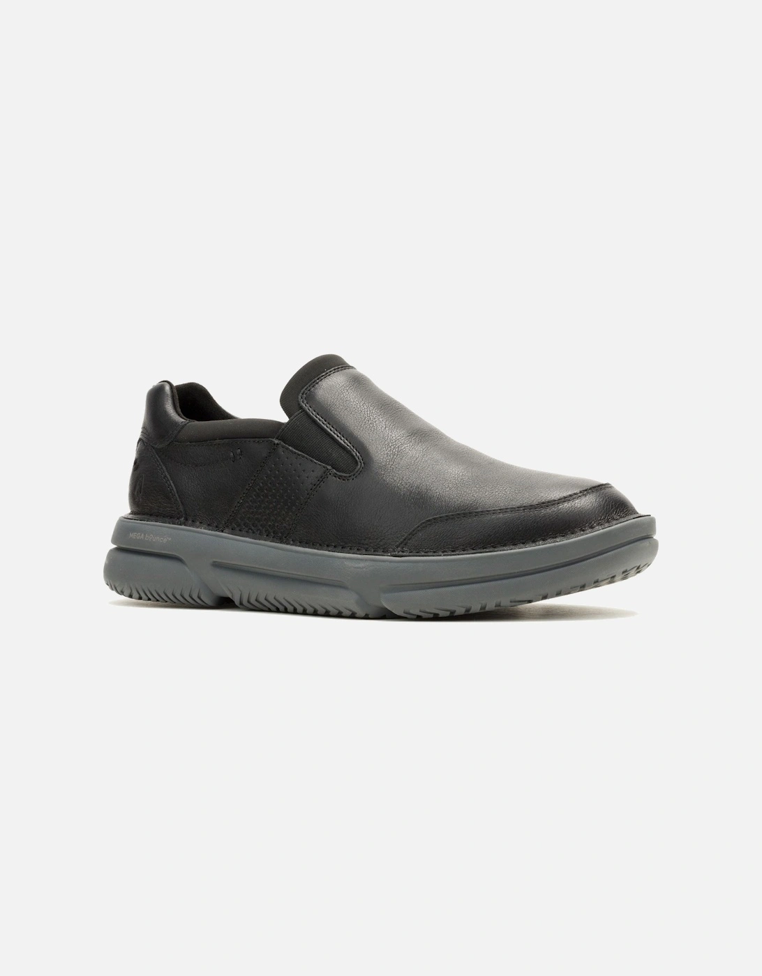 Baylor Leather Men's Black Loafers, 8 of 7