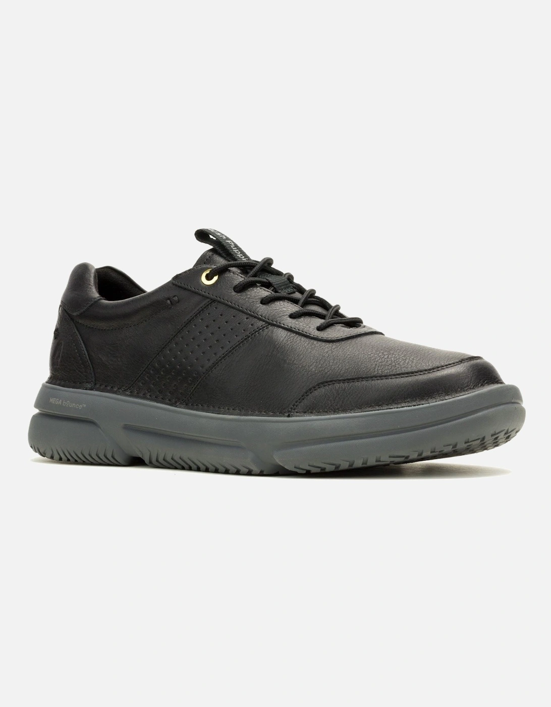 Hush Puppies Men's Hush Puppies Baylor Leather Men's Black Trainers