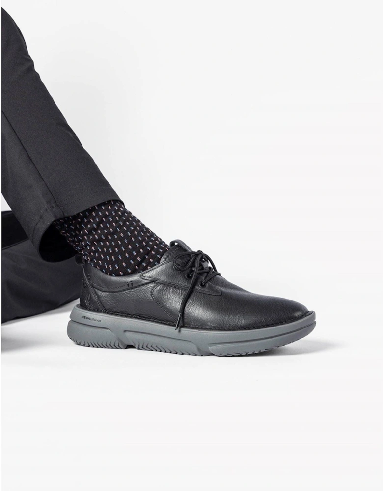 Baylor Leather Men's Black Trainers