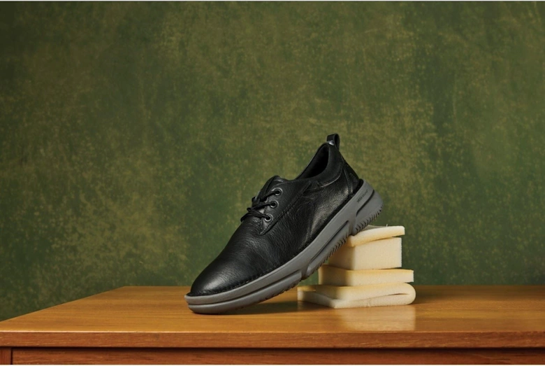 Baylor Leather Men's Black Trainers