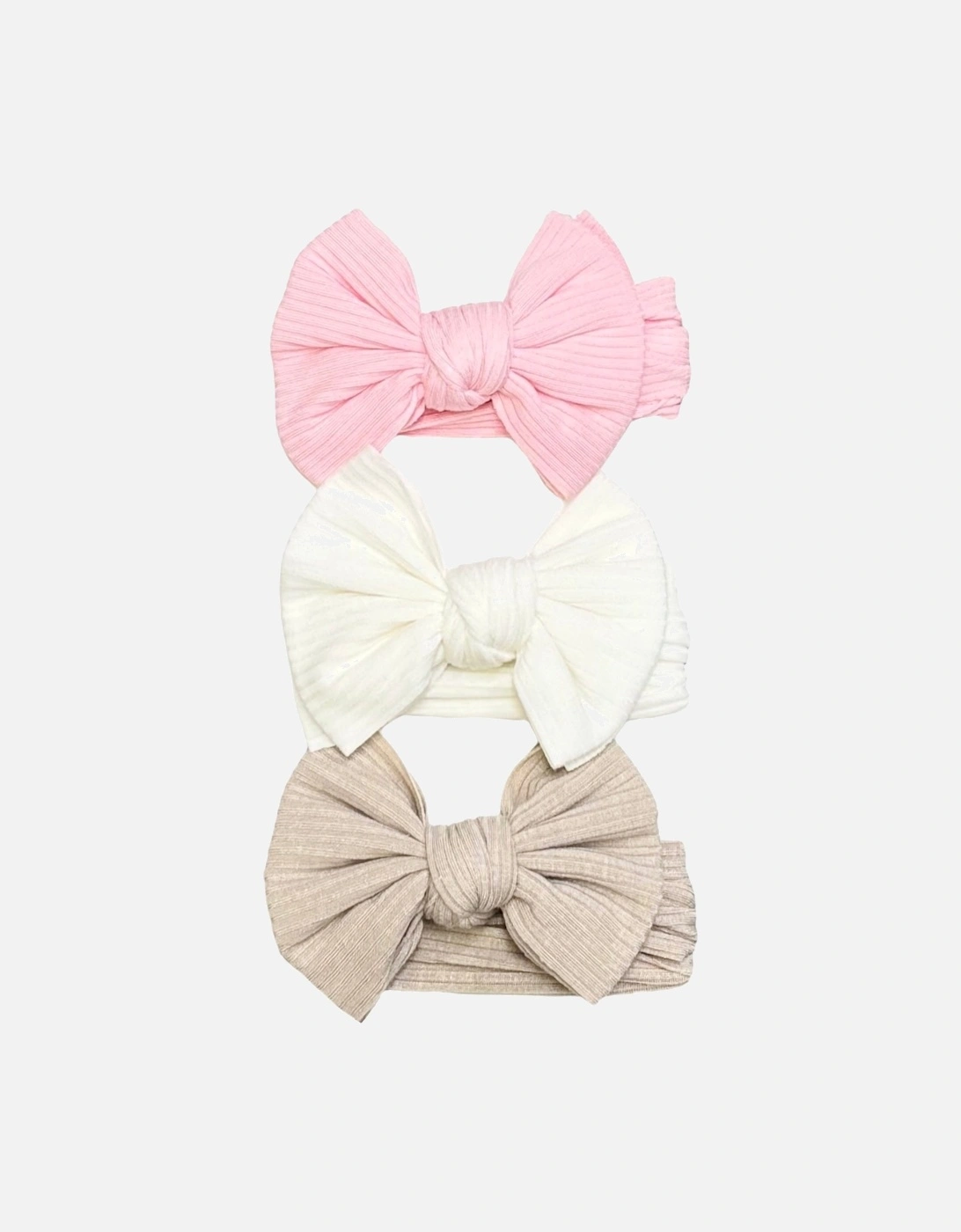 Girls Multipack Stretch Bow Headband Set, 2 of 1
