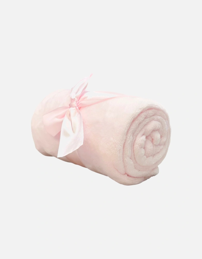 Girls Pink Soft Plush Blanket