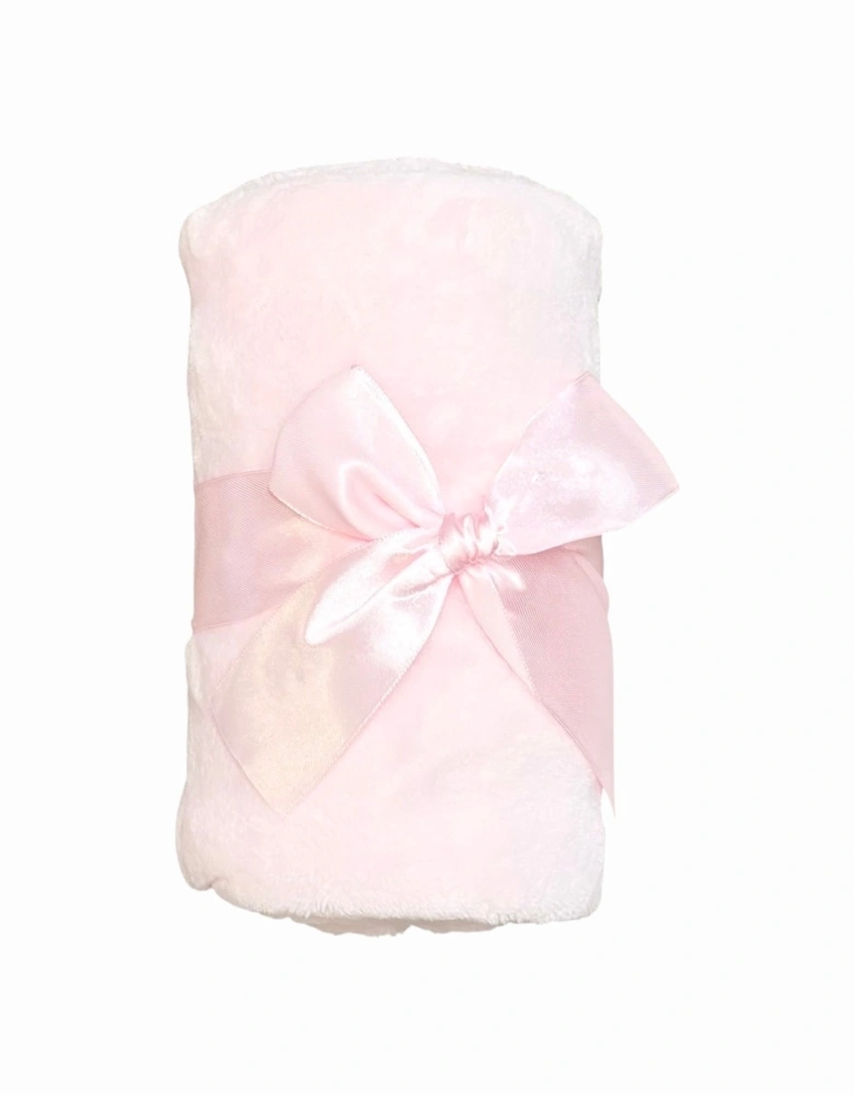 Girls Pink Soft Plush Blanket