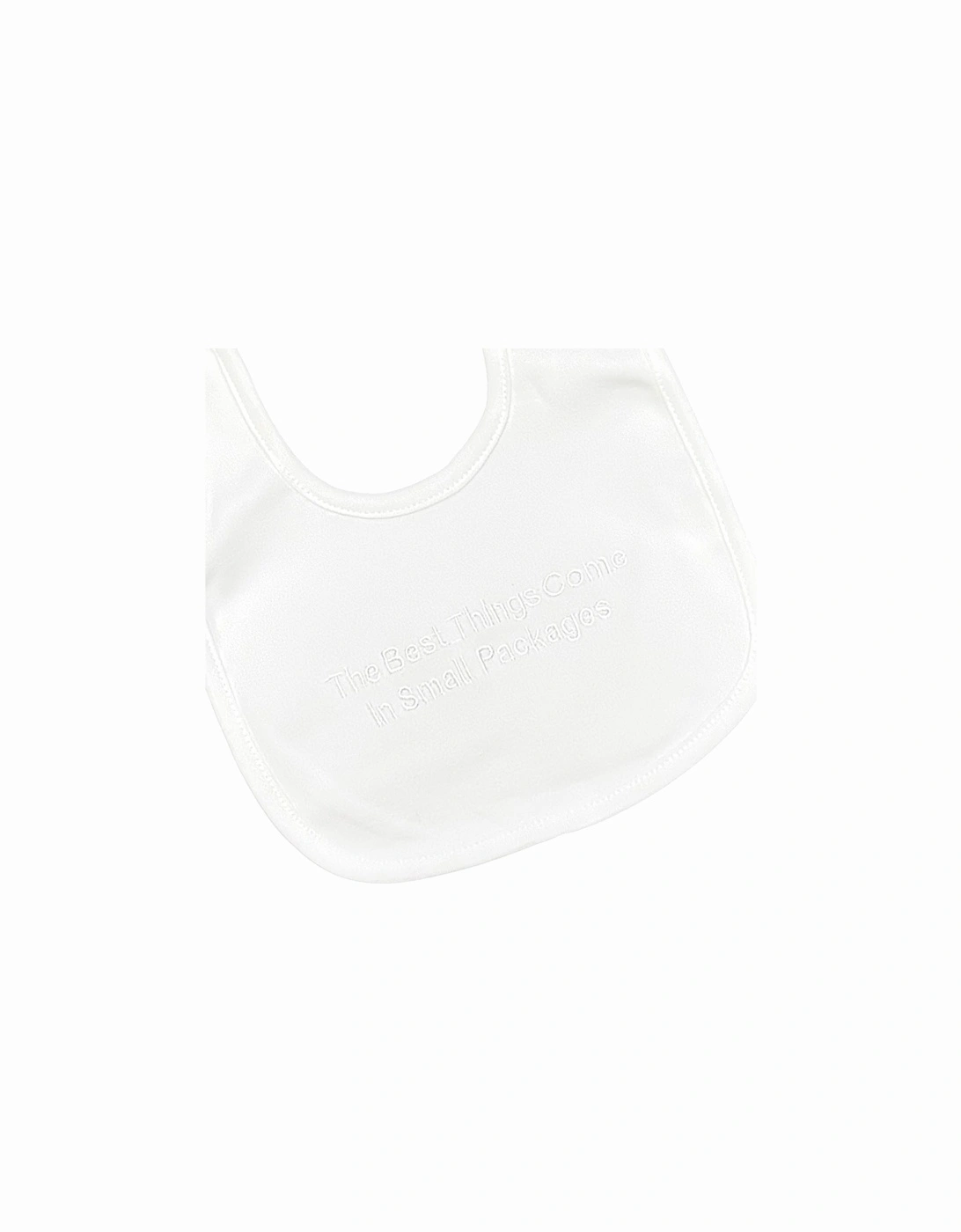 White Small Packages 2 Pack Bibs