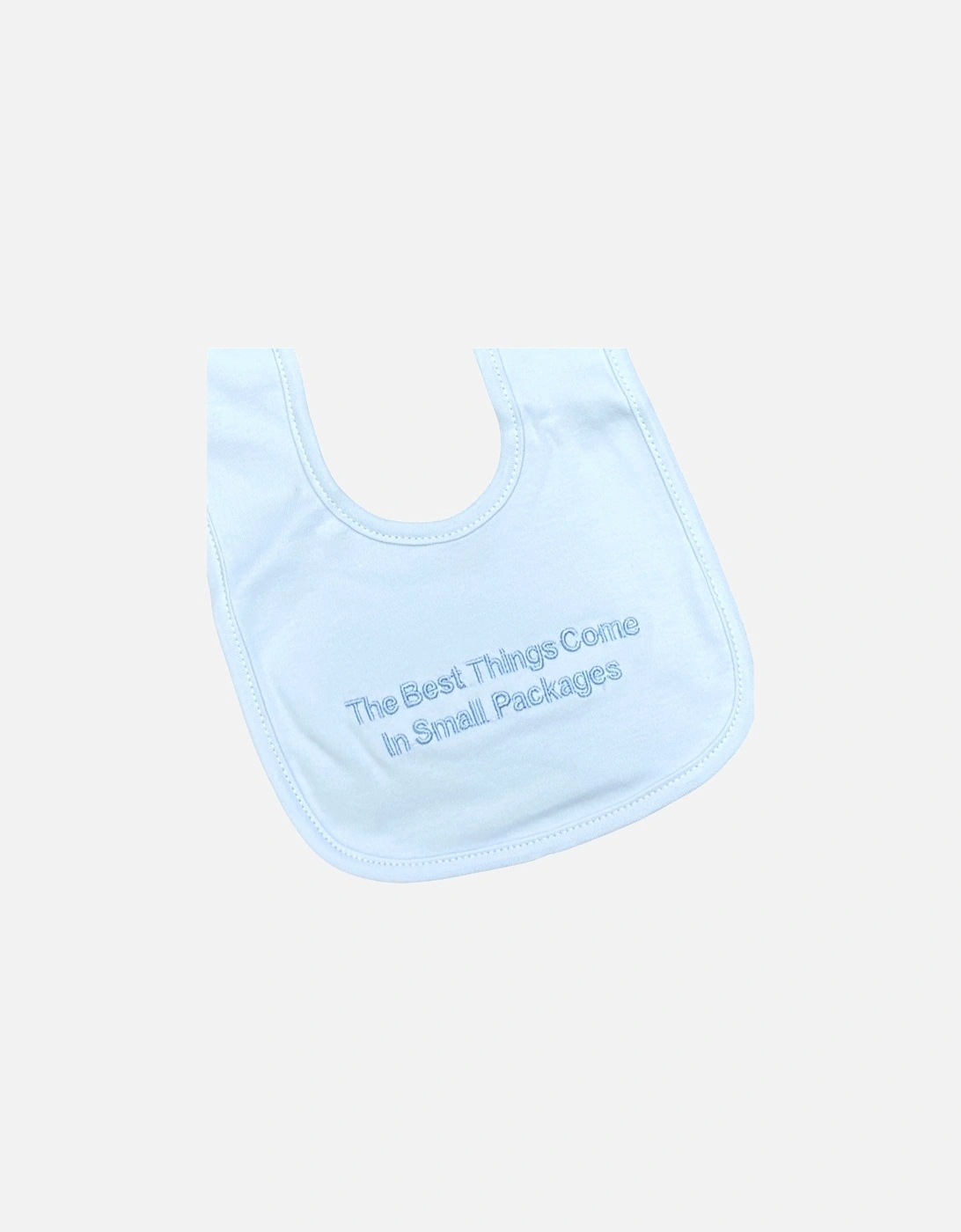 Boys Blue Small Packages 2 Pack Bibs