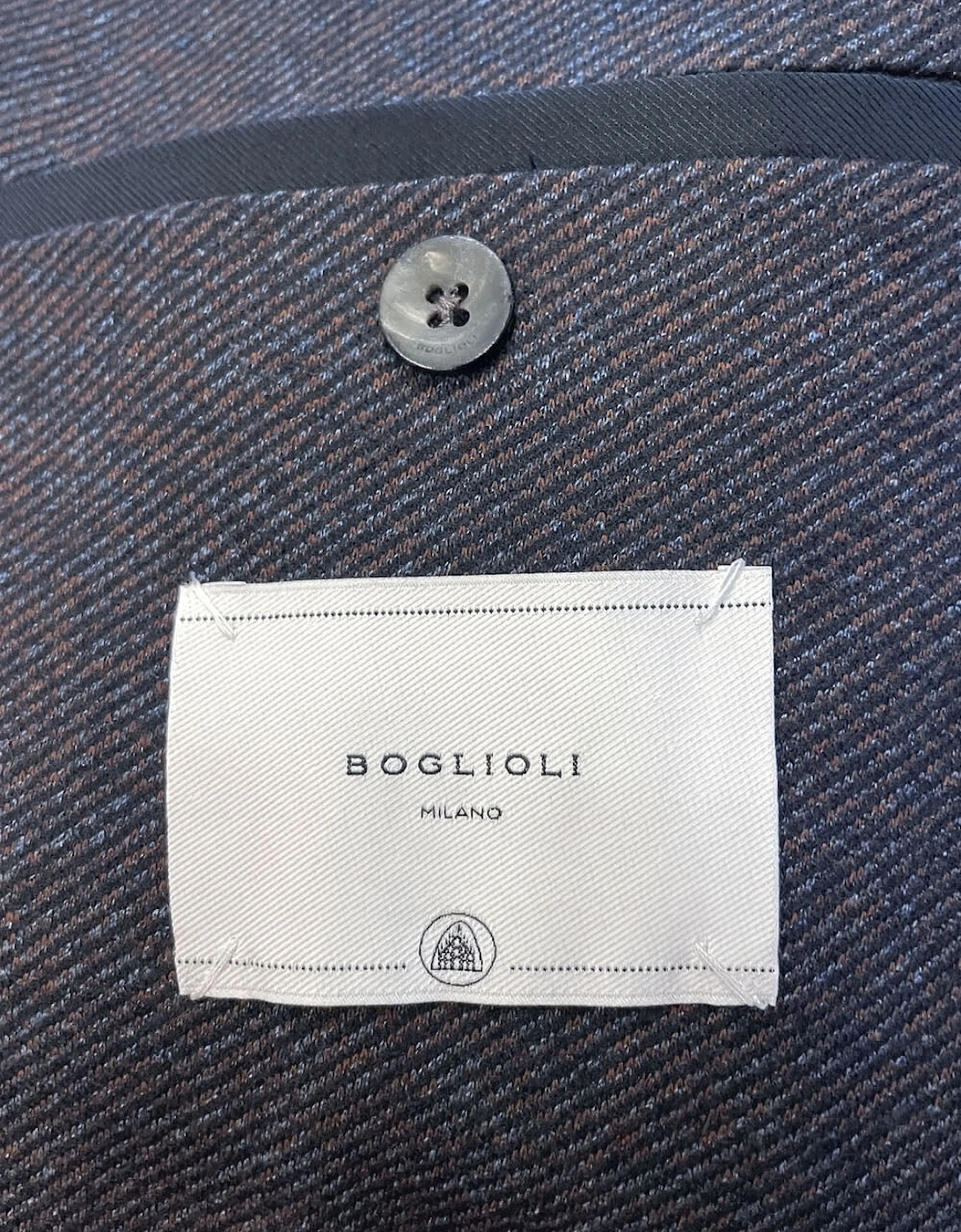 Men's Charcoal Navy Mixed Linea K Jacket