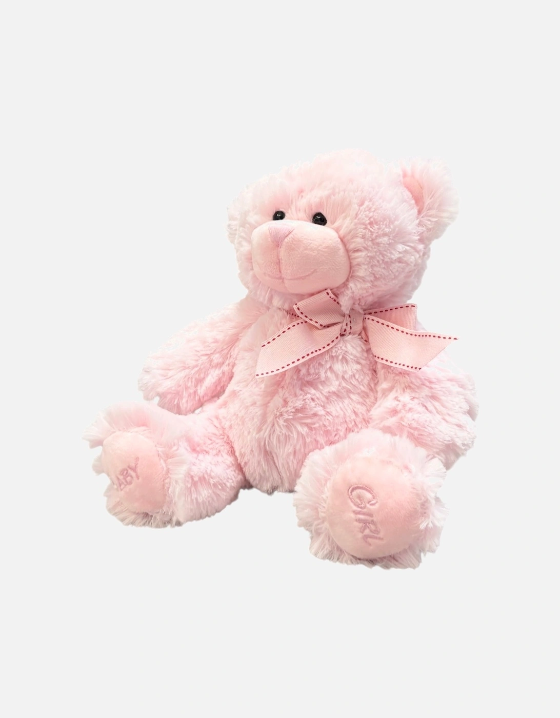 Girls Pink Soft Plush Teddy Bear, 3 of 2