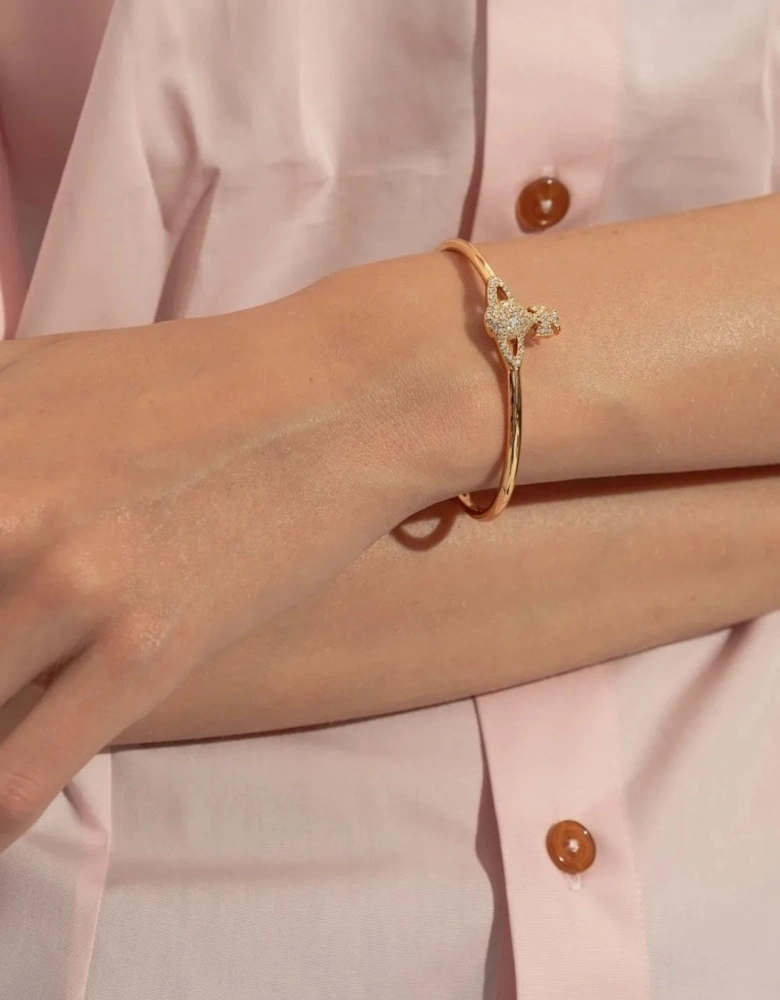 GRACE BAS RELIEF BANGLE
