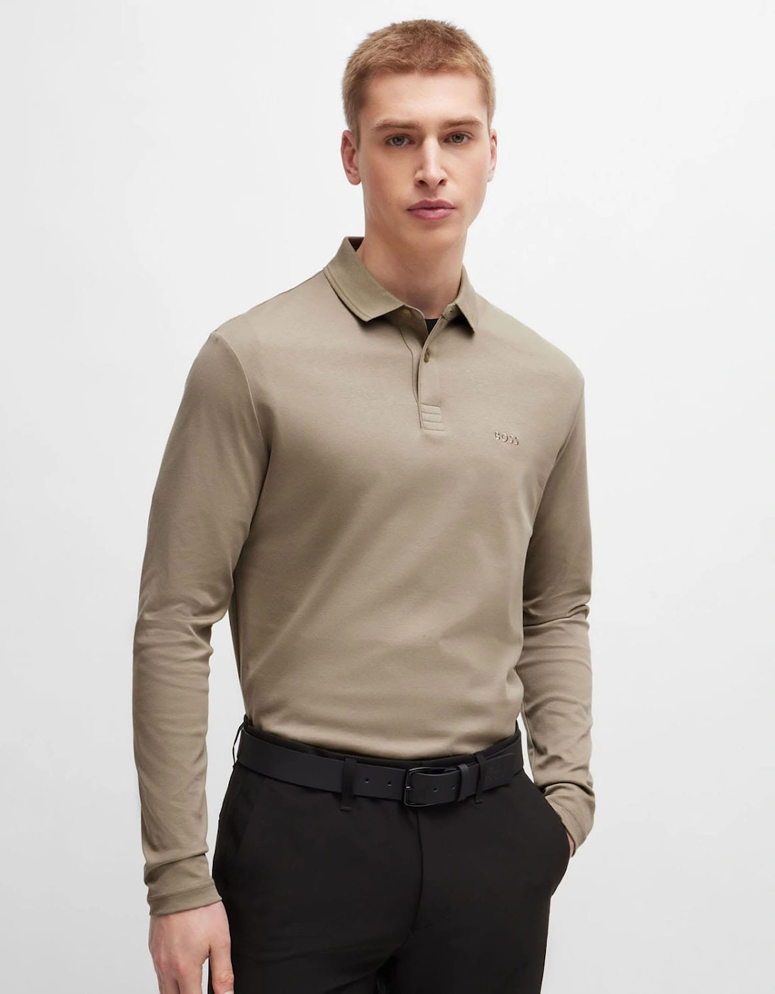 Mens Pirol Long Sleeve Polo Shirt - Pirol Long Sleeve Polo Shirt