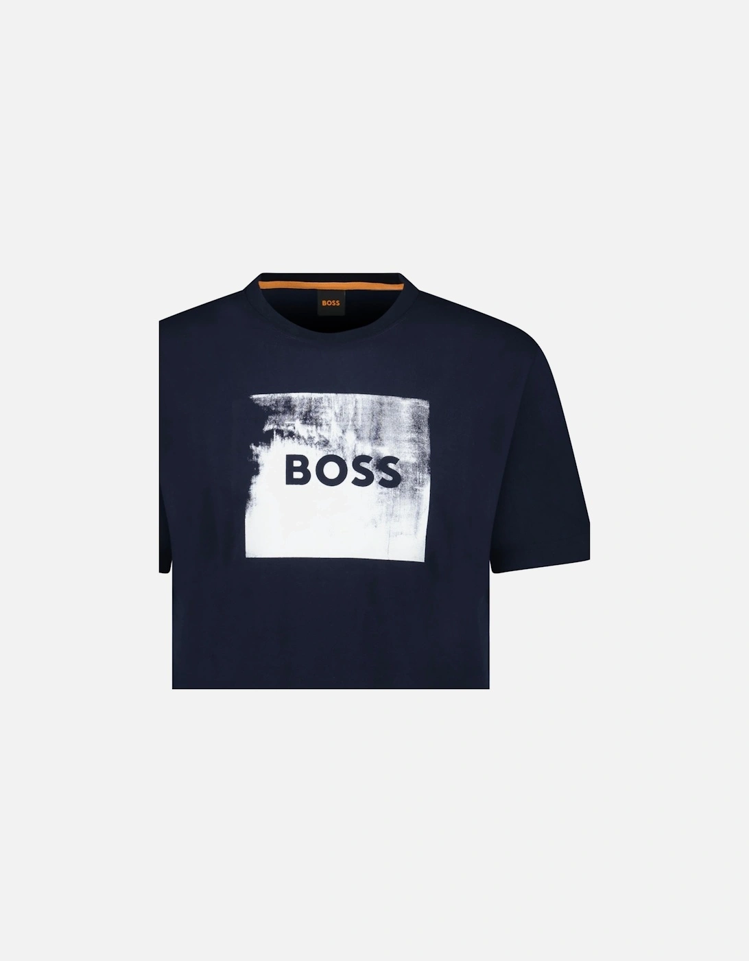 Regular Fit Graphic Print T-Shirt Navy
