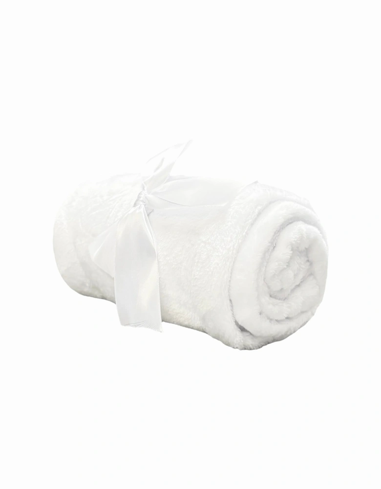 White Soft Plush Blanket