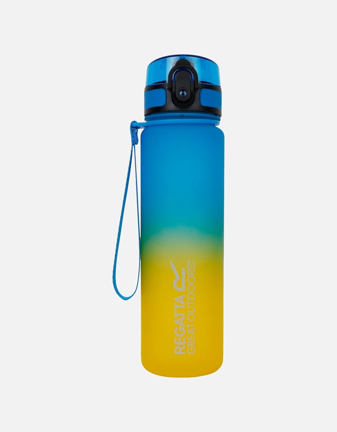 Regatta Great Outdoors 0.6L Tritan Drinks Flip Flask - Oxford Blue/Sunset - Image 3