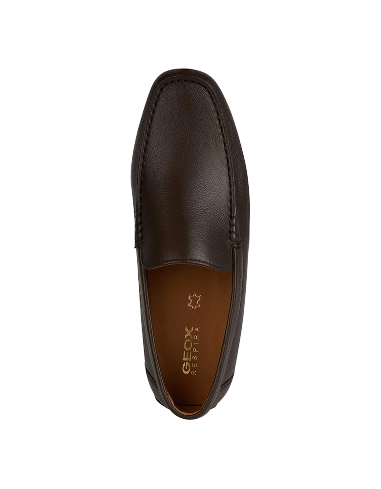 Mens U Kosmopolis Leather Grip Moccasins