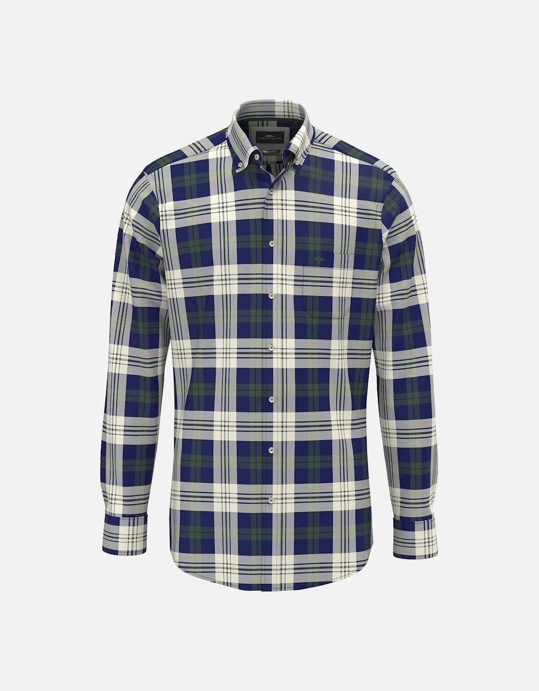 Fynch-Hatton Long Sleeved Shirt Dark Leaf, 3 of 2