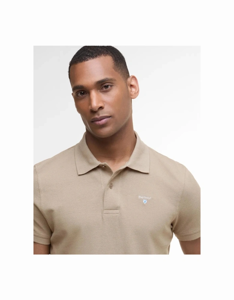 Sports Polo Shirt - Washed Stone