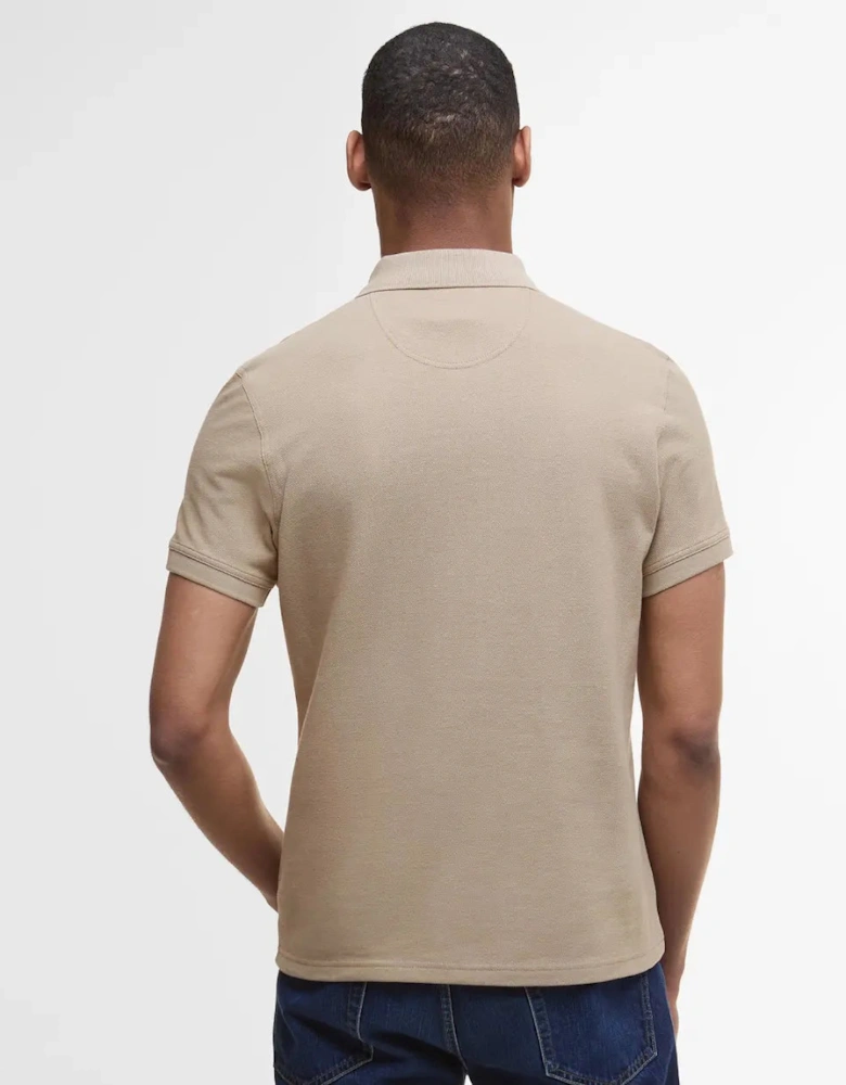 Sports Polo Shirt - Washed Stone