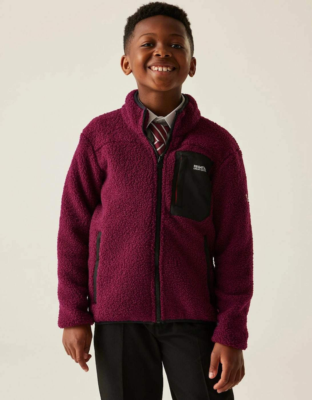 Kids Frankie Warm Full Zip Fleece, 2 of 1