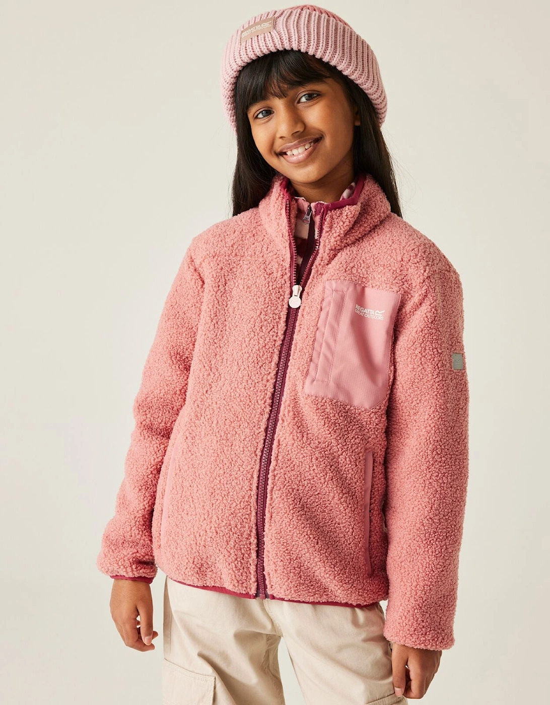 Kids Frankie Warm Full Zip Fleece, 2 of 1