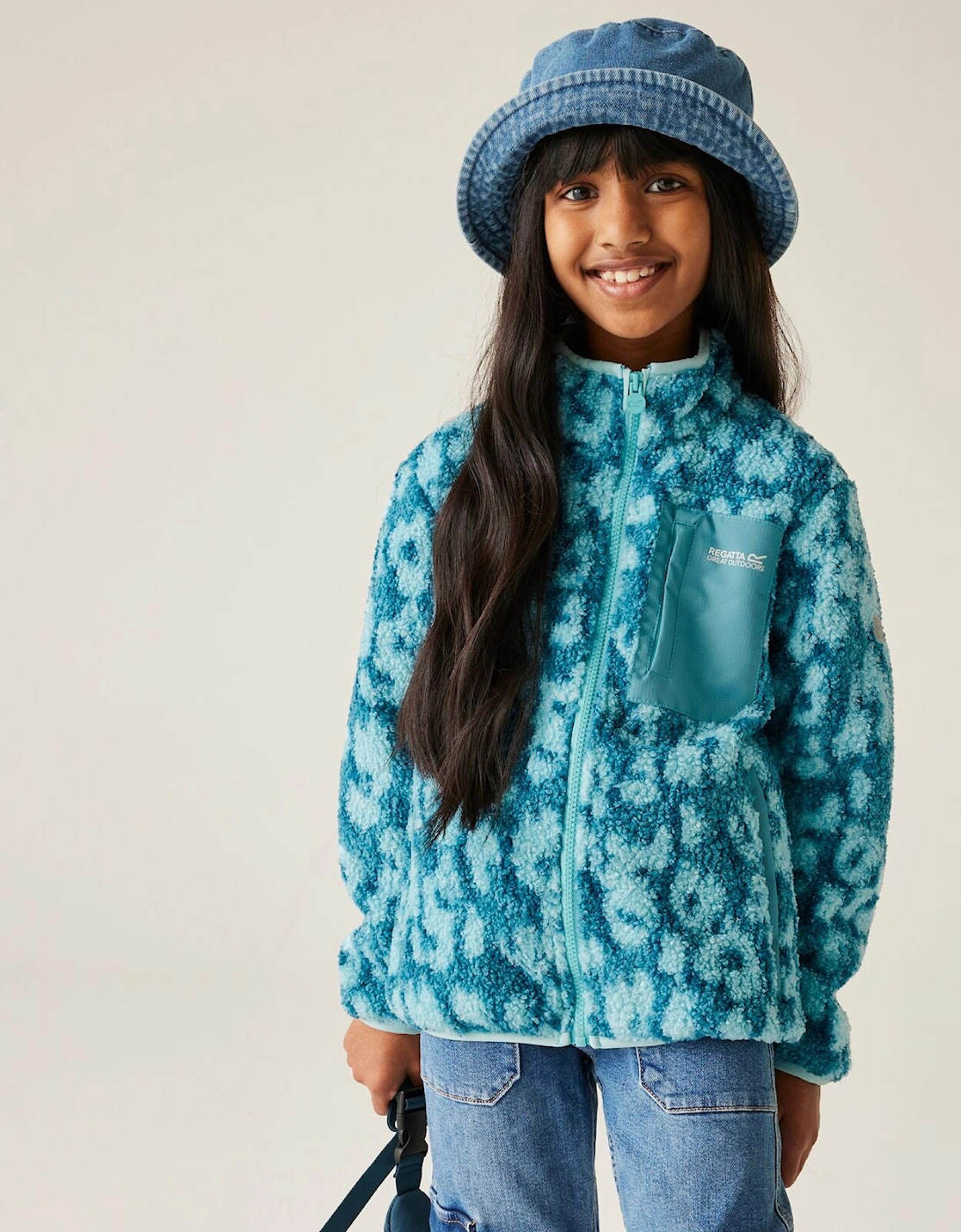 Kids Frankie Warm Full Zip Fleece, 2 of 1