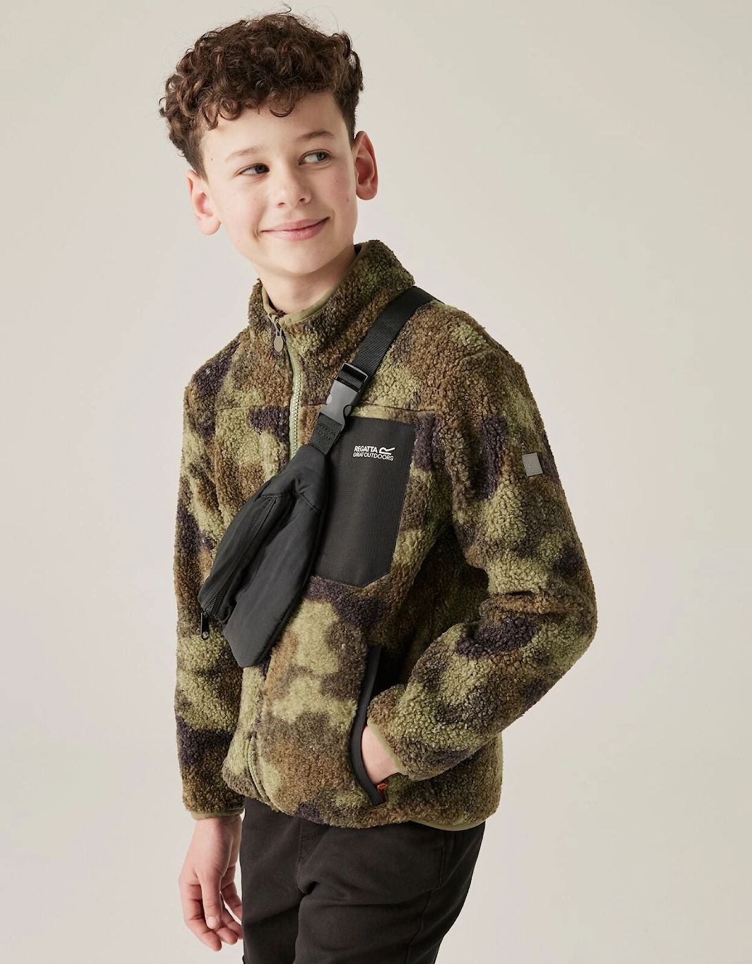 Kids Frankie Warm Full Zip Fleece, 2 of 1