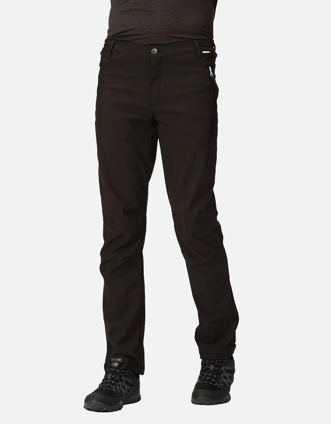Mens Geo Softshell II Waterproof Walking Trousers, 2 of 1