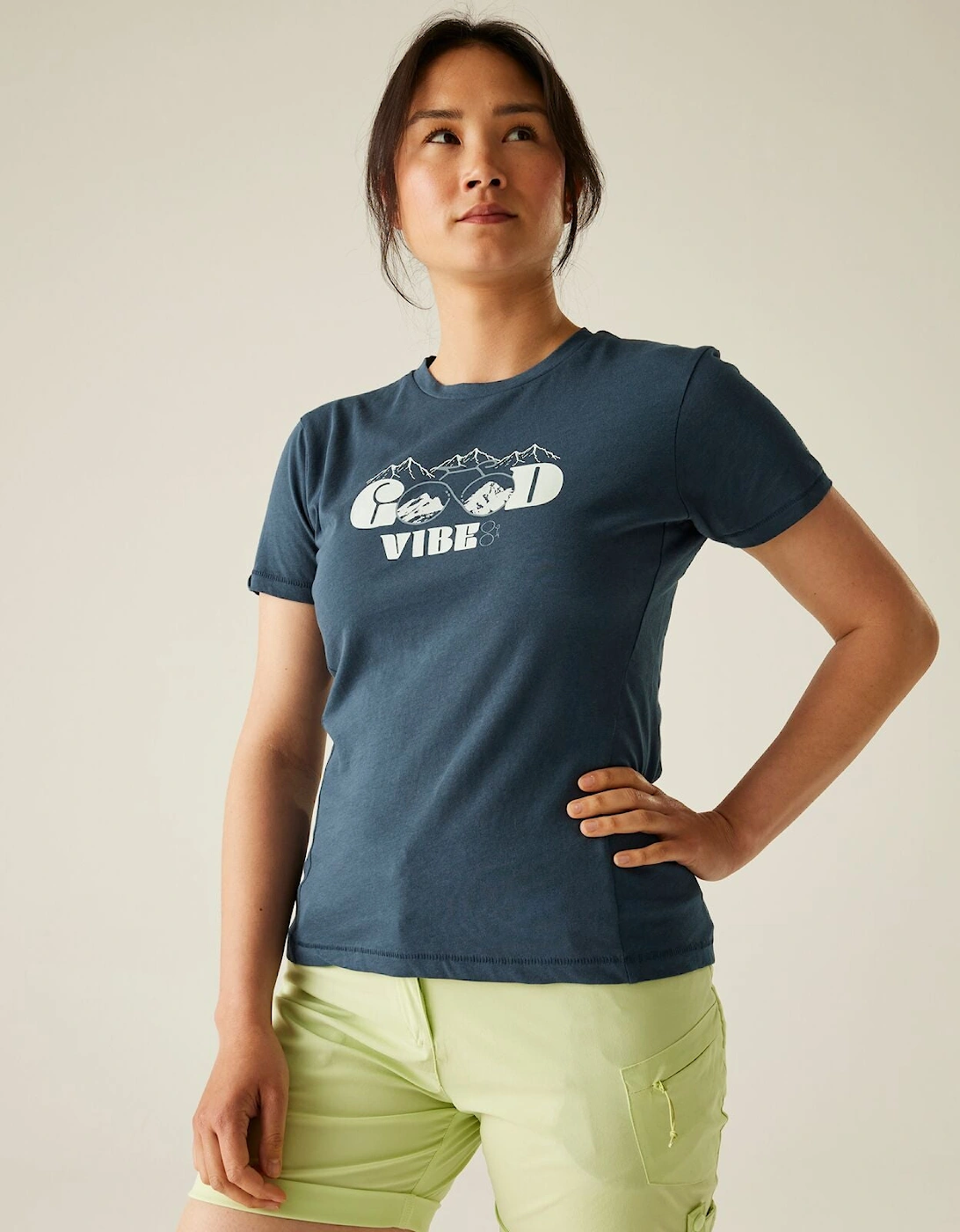 Womens Tranquility III Short Sleeve T-Shirt, 2 of 1