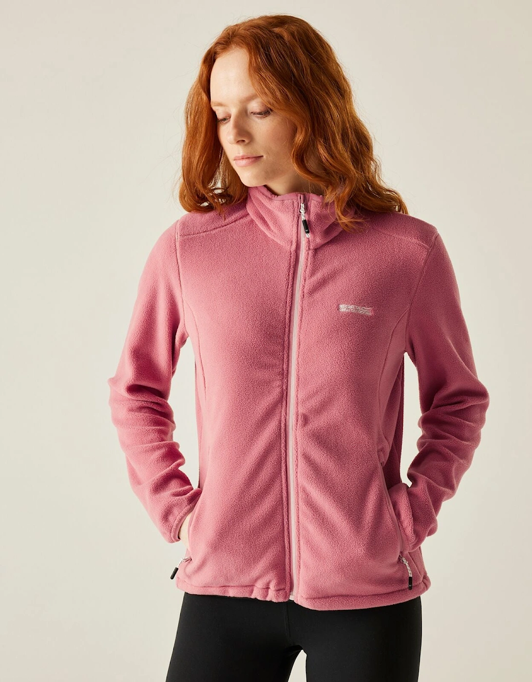 Womens Floreo IV Full Zip Soft Fleece Jacket, 2 of 1