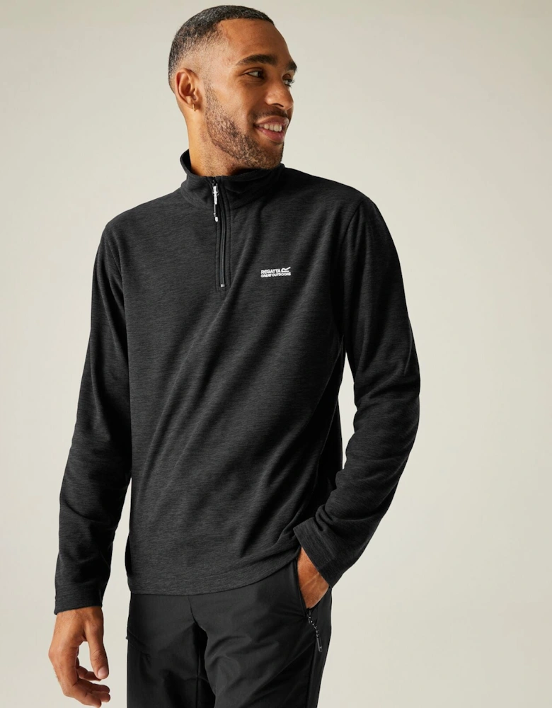 Mens Thompson Marl Quick Drying Half Zip Fleece