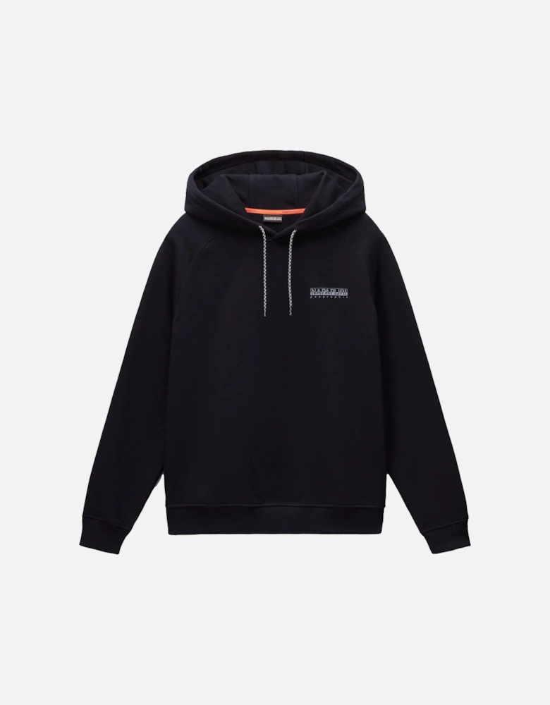 Back Graphic Hoodie Black