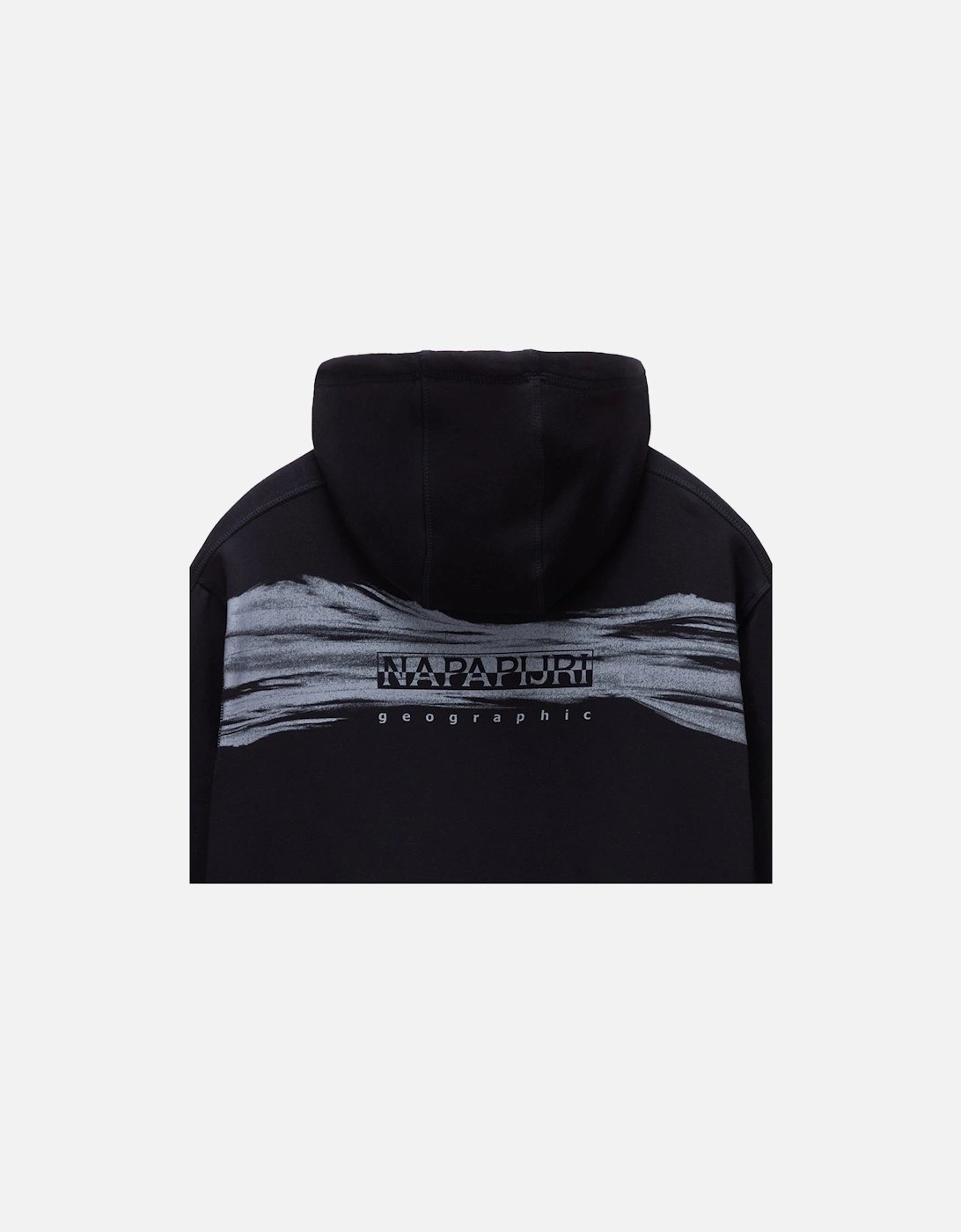 Back Graphic Hoodie Black