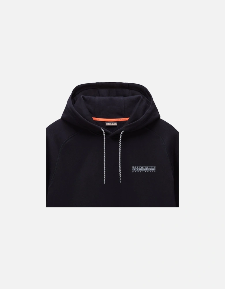 Back Graphic Hoodie Black