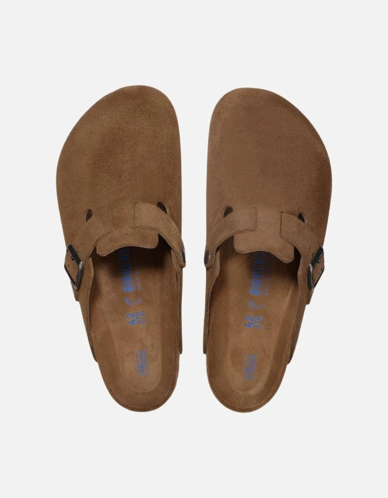 Soft Footbed Suede Leather - Dark Tea Tonal