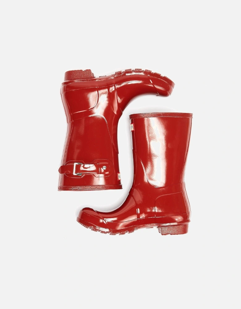 Original Gloss Short Womens Military Red Wellies
