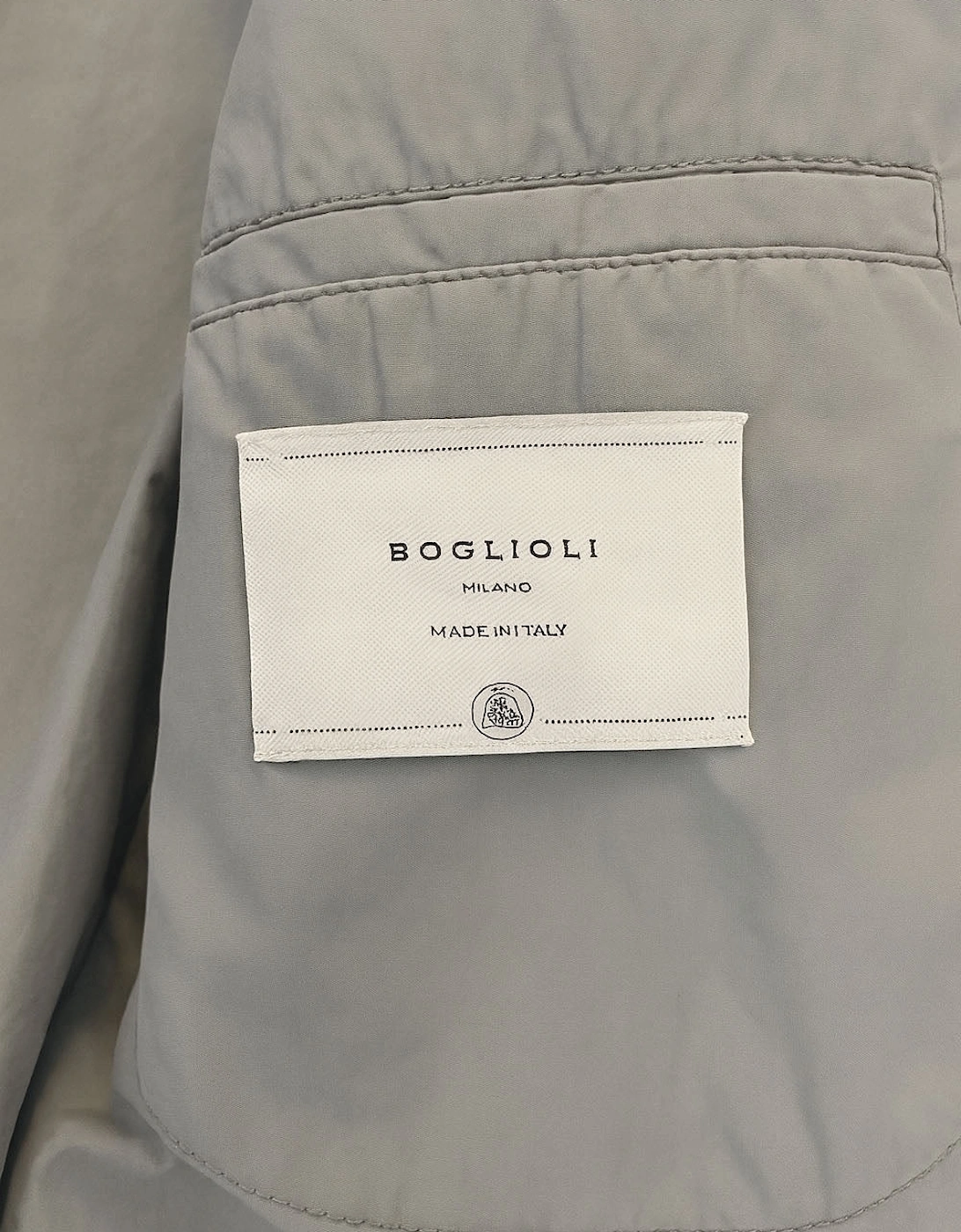 Men's Grey Trench Long Jacket