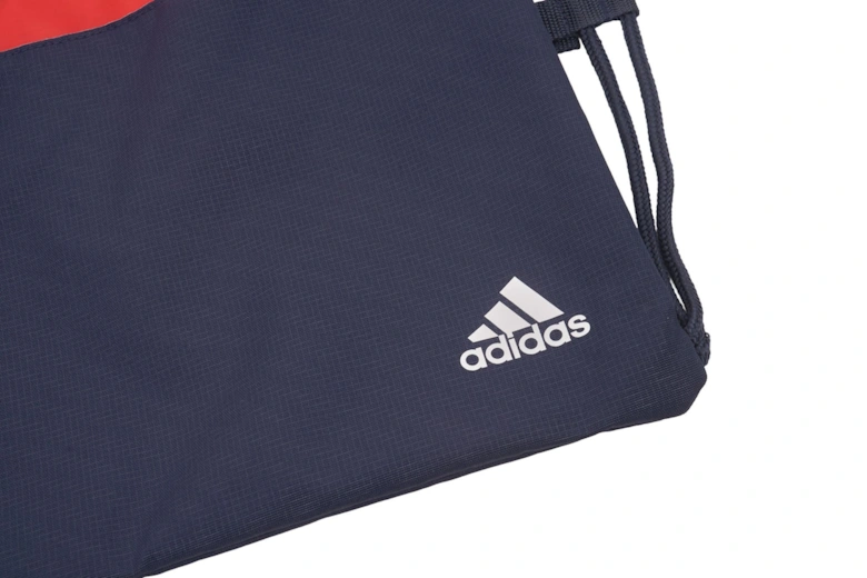 Gym Bag Zipped Front Pocket Red/Navy