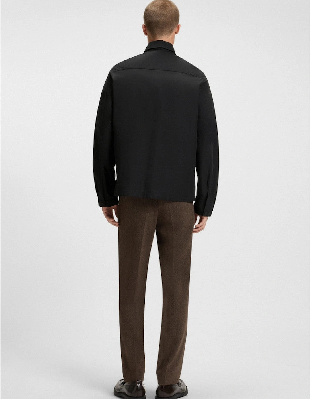 HUGO Emmond Overshirt A1-25 001 Black