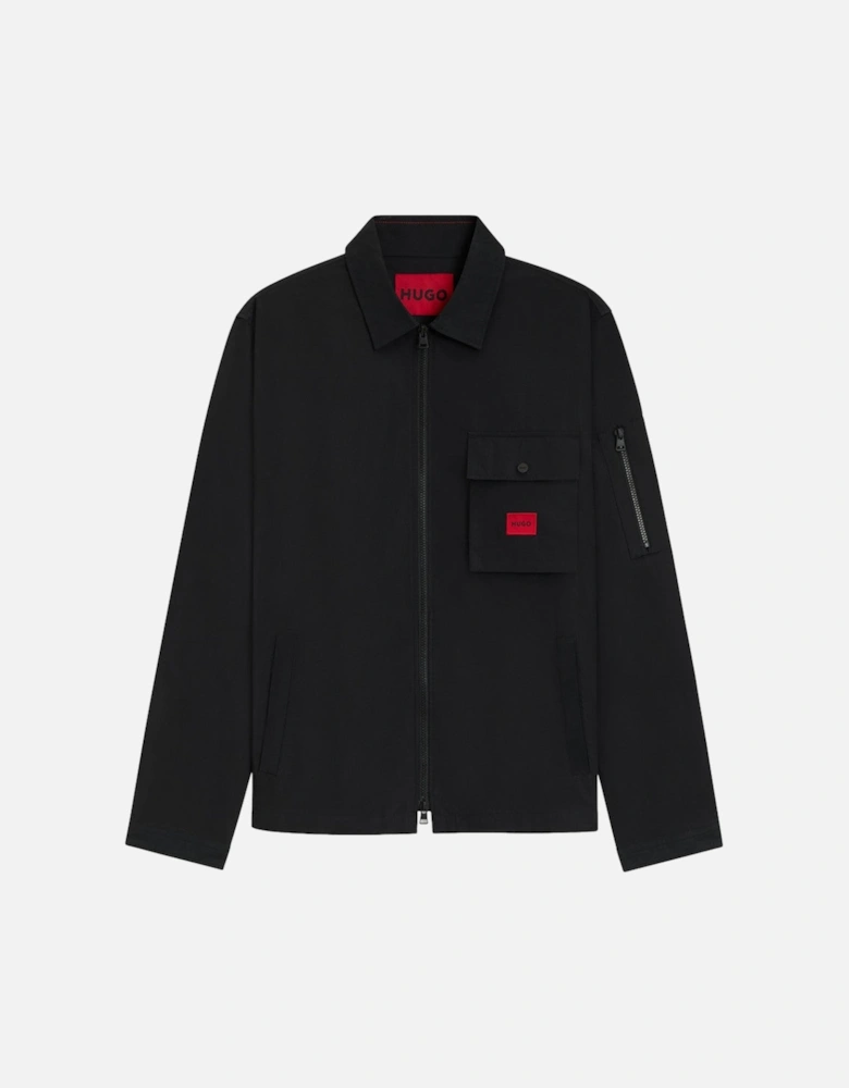 HUGO Emmond Overshirt A1-25 001 Black