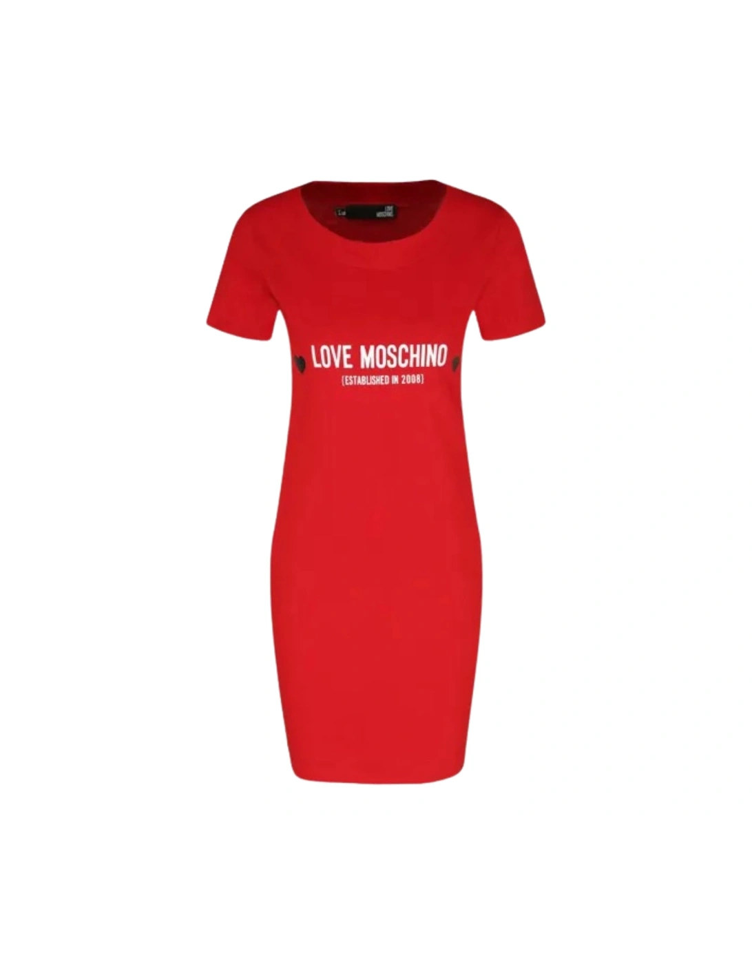 Logo Red T-Shirt Dress, 6 of 5