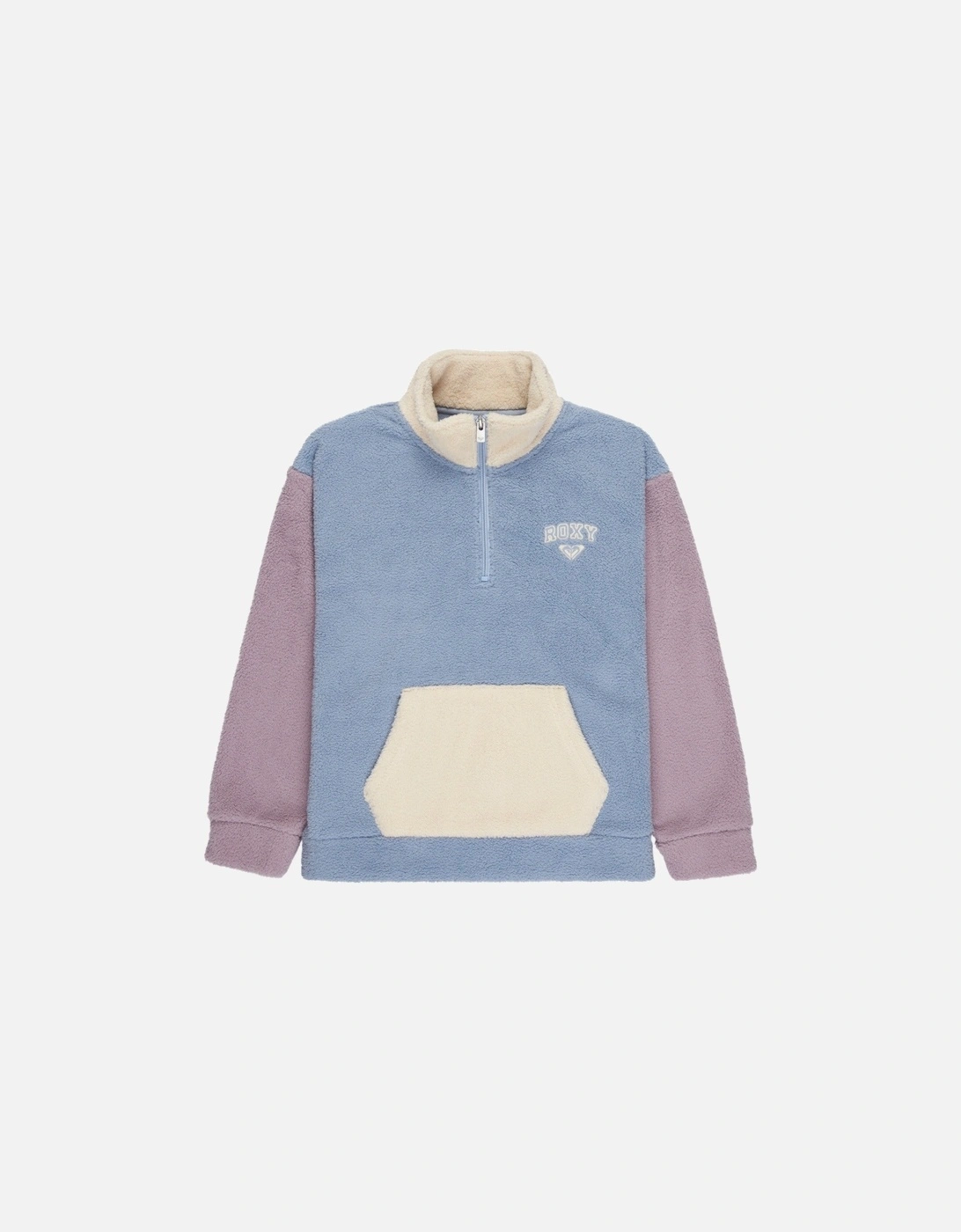 Kids Lazy Weekend Sherpa Half Zip Fleece, 2 of 1